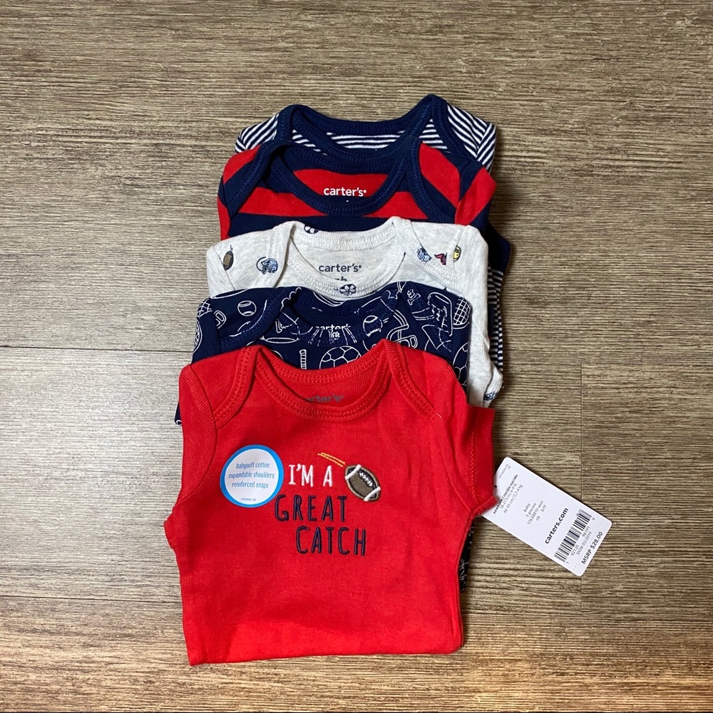 Carter’s 5-Pack Sports Original Bodysuits